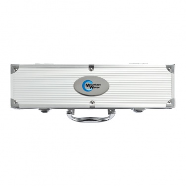 Logo trade promotional gifts picture of: 3 pcs barbecue set in aluminium box