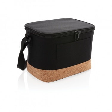 Logo trade promotional gifts image of: Two tone cooler bag with cork detail
