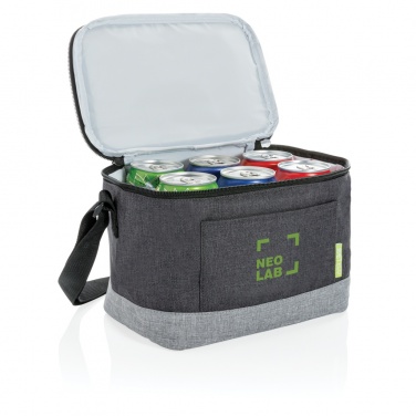 Logo trade promotional gifts image of: Duo colour RPET cooler bag