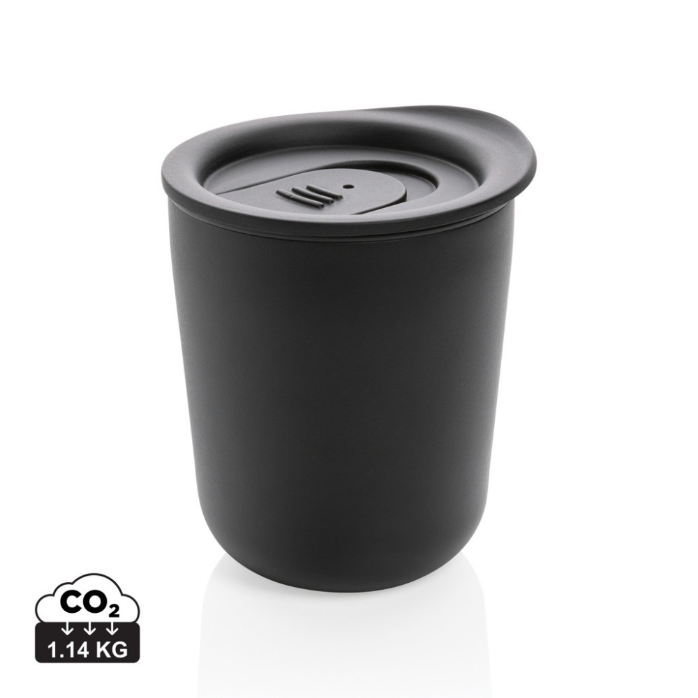 Logo trade advertising products image of: Simplistic antimicrobial coffee tumbler