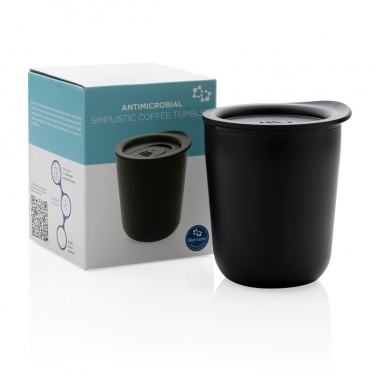 Logo trade promotional product photo of: Simplistic antimicrobial coffee tumbler