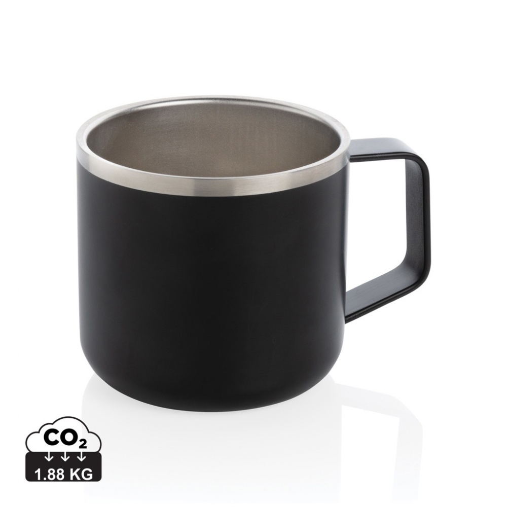 Logo trade business gifts image of: Stainless steel camp mug