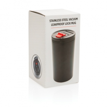 Logo trade promotional merchandise image of: Double wall vacuum leakproof lock mug 300ml