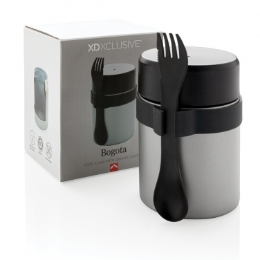 Logotrade promotional product picture of: Bogota food flask with ceramic coating