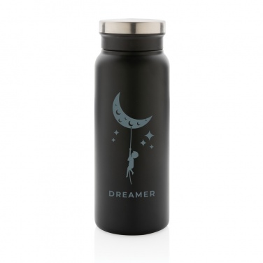 Logo trade corporate gifts picture of: RCS Recycled stainless steel vacuum bottle 600ML