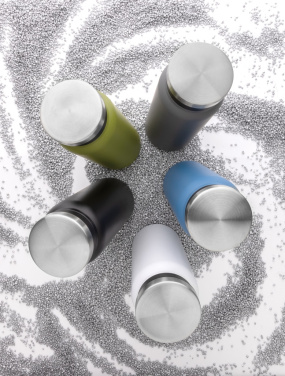 Logotrade promotional products photo of: RCS Recycled stainless steel vacuum bottle 600ML