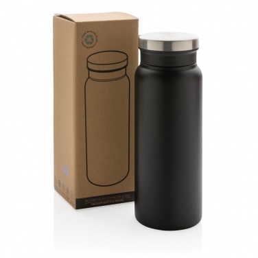 Logo trade promotional items image of: RCS Recycled stainless steel vacuum bottle 600ML