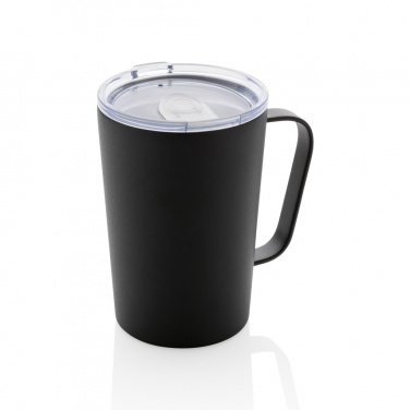Logo trade promotional items picture of: RCS Recycled stainless steel modern vacuum mug with lid