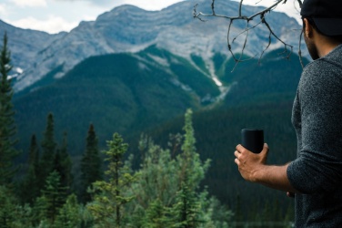 Logo trade corporate gifts image of: RCS recycled stainless steel tumbler