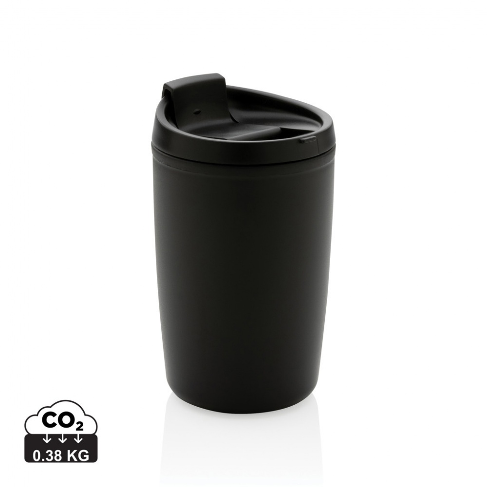 Logo trade promotional gifts image of: GRS Recycled PP tumbler with flip lid