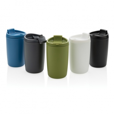 Logo trade promotional items picture of: GRS Recycled PP tumbler with flip lid