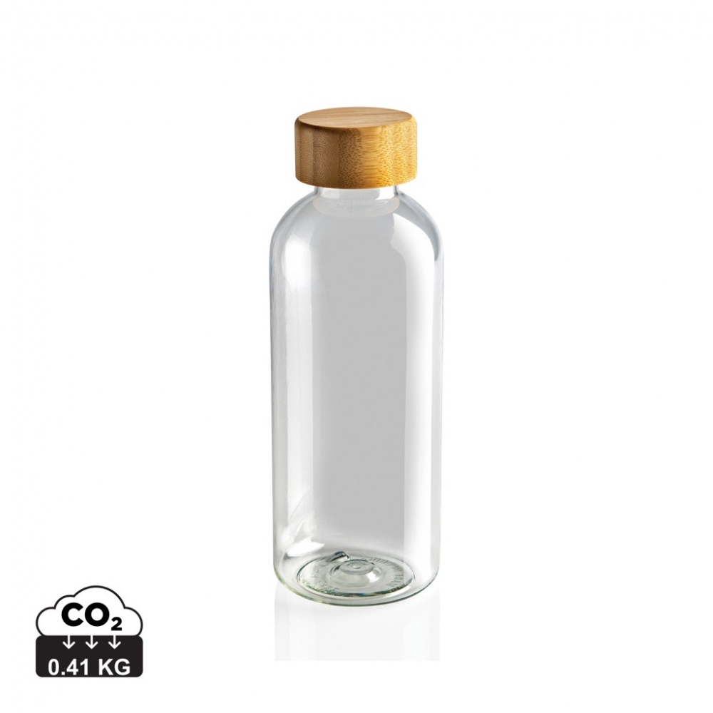 Logo trade corporate gifts image of: RCS RPET bottle with bamboo lid