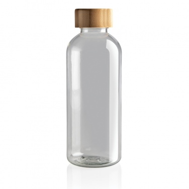 Logo trade corporate gifts image of: RCS RPET bottle with bamboo lid