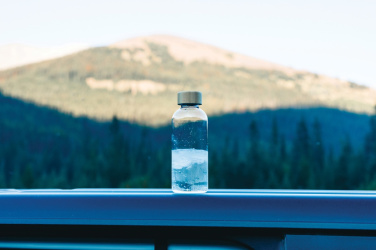 Logo trade corporate gifts image of: RCS RPET bottle with bamboo lid