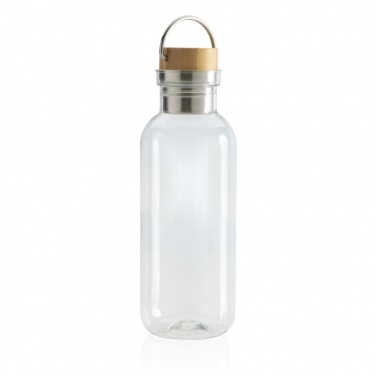 Logo trade business gift photo of: RCS RPET bottle with bamboo lid and handle