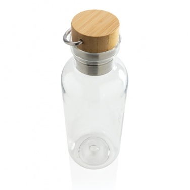 Logotrade promotional product image of: RCS RPET bottle with bamboo lid and handle