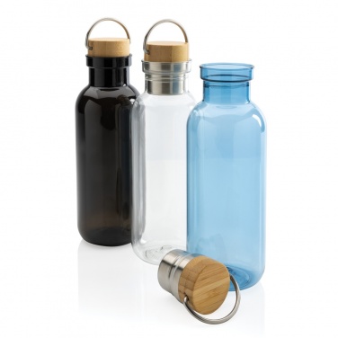 Logo trade promotional merchandise photo of: RCS RPET bottle with bamboo lid and handle