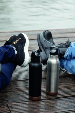 Logo trade promotional merchandise photo of: Cork leakproof vacuum flask