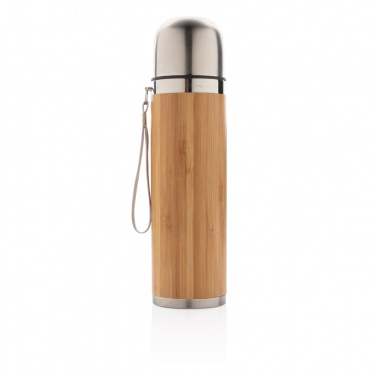 Logotrade corporate gift picture of: Bamboo vacuum travel flask
