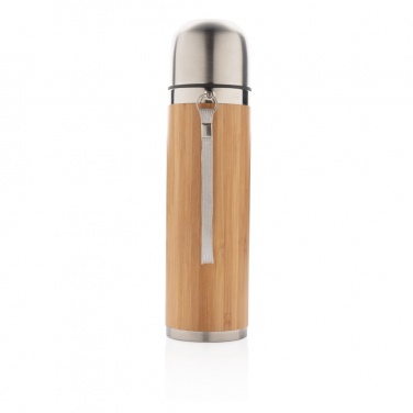 Logotrade promotional giveaways photo of: Bamboo vacuum travel flask