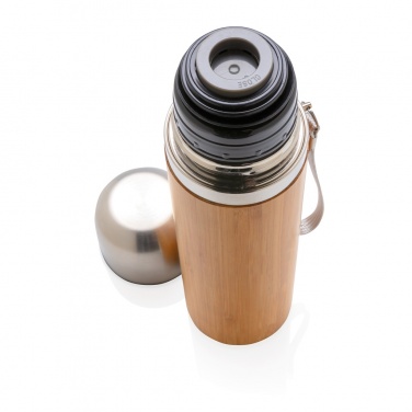 Logotrade corporate gift picture of: Bamboo vacuum travel flask