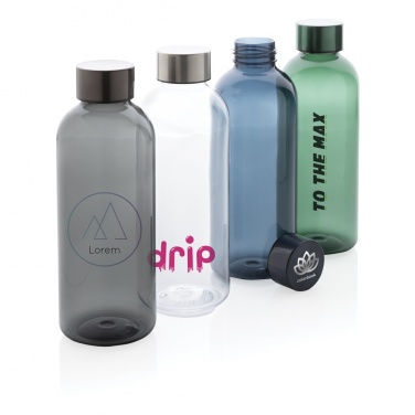 Logo trade promotional item photo of: Leakproof water bottle with metallic lid