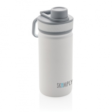 Logotrade promotional products photo of: Vacuum stainless steel bottle with sports lid 550ml