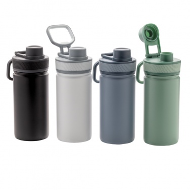 Logotrade promotional products photo of: Vacuum stainless steel bottle with sports lid 550ml