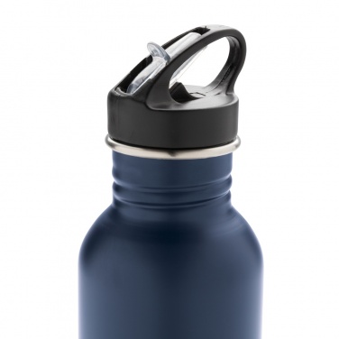 Logo trade promotional giveaways image of: Deluxe stainless steel activity bottle