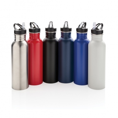 Logo trade business gifts image of: Deluxe stainless steel activity bottle