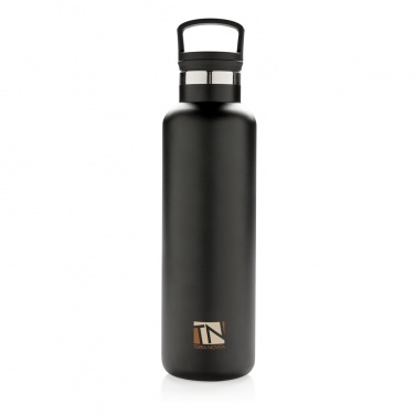 Logo trade promotional merchandise image of: Vacuum insulated leak proof standard mouth bottle