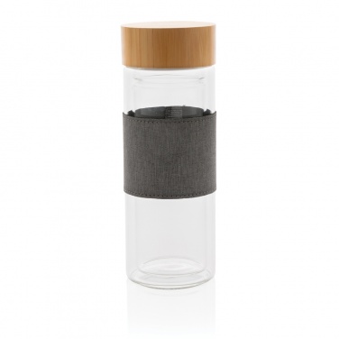 Logo trade promotional products picture of: Impact double wall borosilicate glass bottle