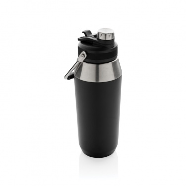 Logo trade corporate gifts picture of: Vacuum stainless steel dual function lid bottle 1L