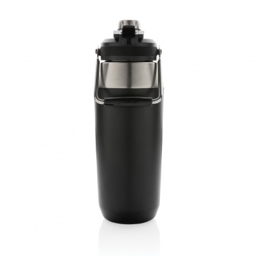 Logo trade advertising products picture of: Vacuum stainless steel dual function lid bottle 1L