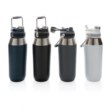 Logotrade advertising product image of: Vacuum stainless steel dual function lid bottle 1L