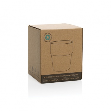 Logo trade promotional gifts picture of: Clark RCS double wall coffee cup 300ML