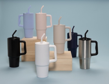 Logo trade promotional gift photo of: Embrace deluxe RCS recycled stainless steel tumbler 900ml