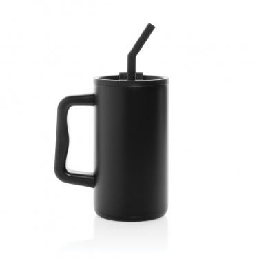 Logo trade promotional giveaways picture of: Cube RCS certified recycled steel mug 800ml