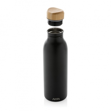 Logo trade promotional product photo of: Avira Alcor RCS Re-steel single wall water bottle 600 ML