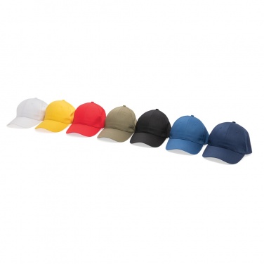 Logo trade promotional items picture of: Impact 6 panel 190gr Recycled cotton cap with AWARE™ tracer