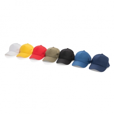 Logotrade promotional merchandise photo of: Impact 5 panel 190gr Recycled cotton cap with AWARE™ tracer