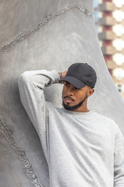 Logo trade promotional merchandise photo of: Impact 5 panel 190gr Recycled cotton cap with AWARE™ tracer