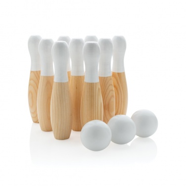 Logotrade business gift image of: Wooden skittles set