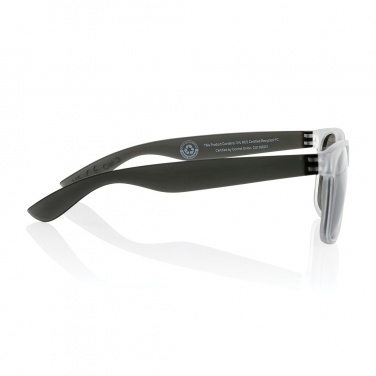 Logo trade promotional giveaways picture of: Gleam RCS recycled PC mirror lens sunglasses