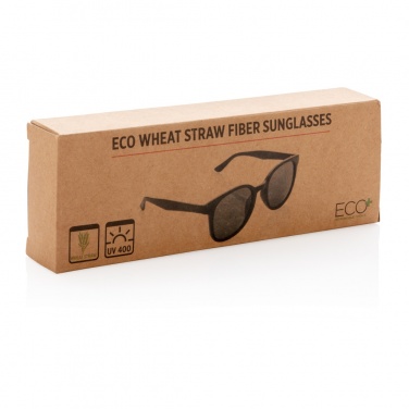 Logo trade promotional gifts image of: Wheat straw fibre sunglasses