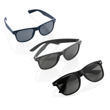 Logo trade promotional merchandise picture of: GRS recycled PC plastic sunglasses