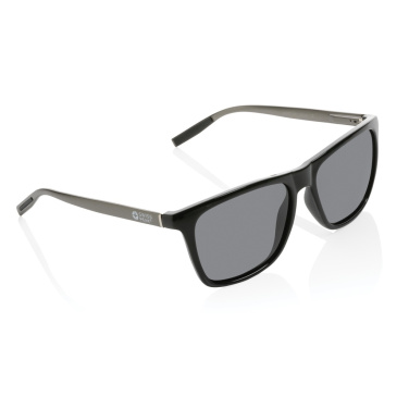 Logo trade promotional merchandise photo of: Swiss Peak RCS rplastic polarised sunglasses