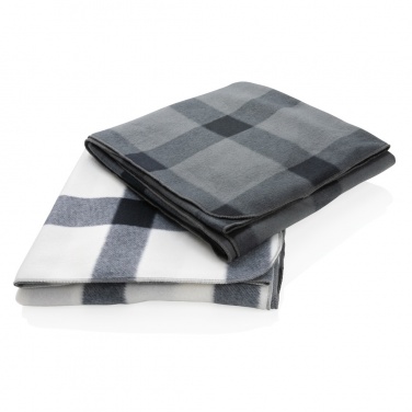 Logo trade advertising products image of: Soft plaid fleece blanket