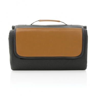 Logotrade promotional product image of: Impact AWARE™ RPET picnic blanket with PU cover