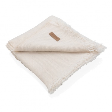 Logo trade promotional gift photo of: Ukiyo Aware™ Polylana® woven blanket 130x150cm